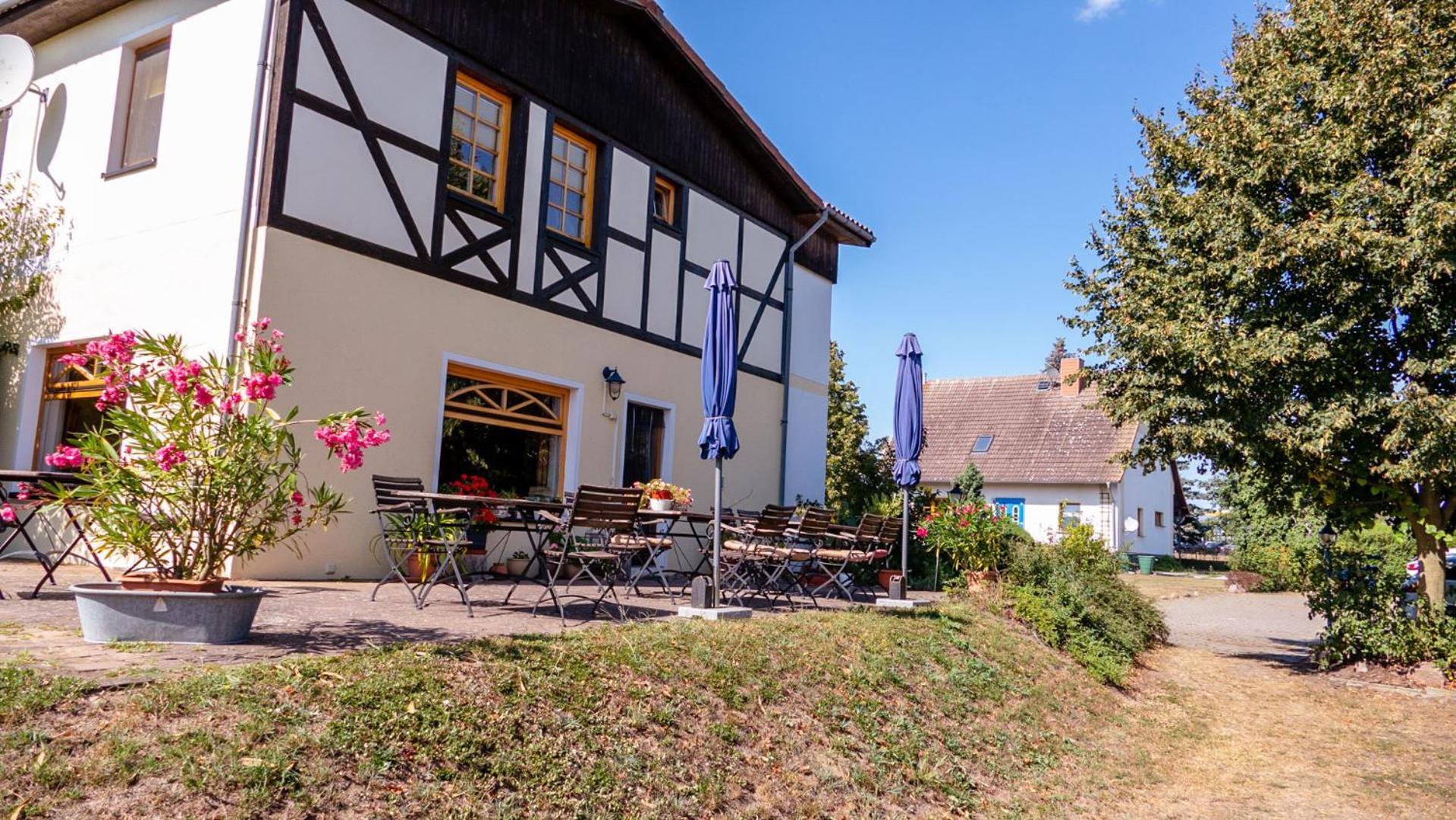 Pension Moritz Und Hofladen Unterm Storchennest -16303 Schwedt,Schwedter Allee1 Zewnętrze zdjęcie